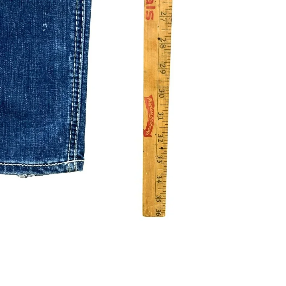 Buckle Departwest Seeker Taper Stretch Jean MEN’S‎ 34×34 Medium Wash Distressed